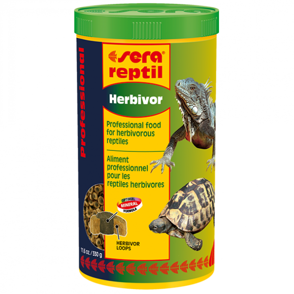 Sera Reptil Professional Herbivor Sürüngen Otçul Yem 1 L / 350 gr - 2