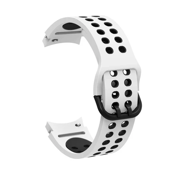 Gpack Samsung Galaxy Watch 5 Pro Kordon Delikli Çift Renk Silikon - 6