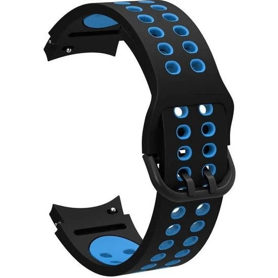 Gpack Samsung Galaxy Watch 5 44mm Kordon Delikli Çift Renk Silikon - 10