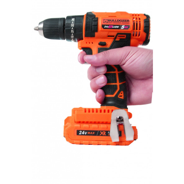 Bulldozer Maximum 36 Parça Setli Darbeli Akülü Vidalama Şarjlı Matkap - 6