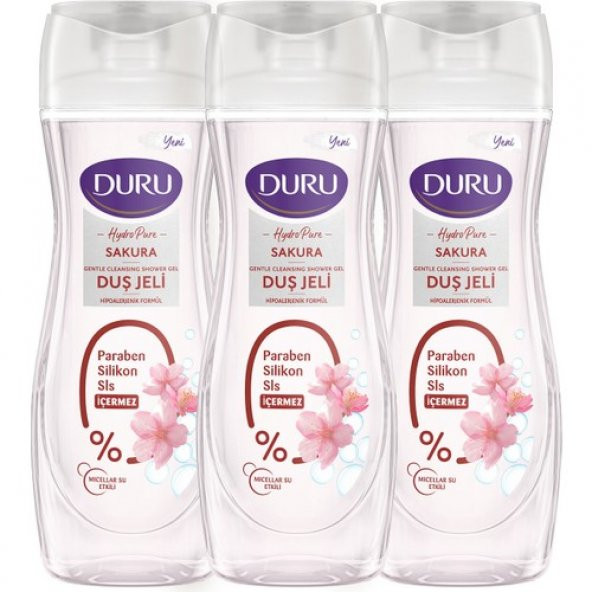 Duru Hydro Pure Sakura Duş Jeli 3X450ML