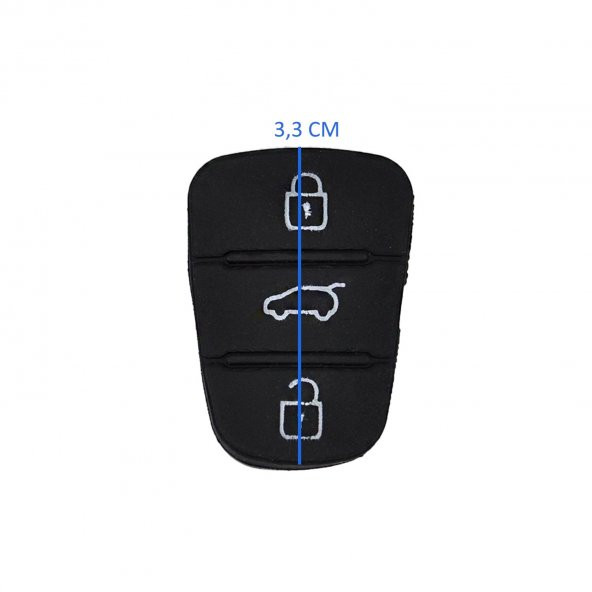 Hyundai İ30 İ20 Kia Rio için Anahtar Buton Lastiği - 6