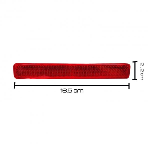 Volkswagen Transporter T5 için Arka Tampon Reflektörü - SOL - 6