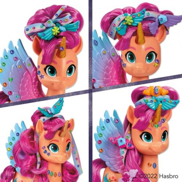 My Little Pony Kurdele Saç Tasarımlı Sunny F3873 Lisanslı Ürün - 5