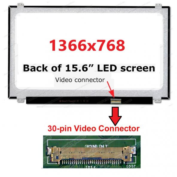 Asus A550LC Ekran 15.6 Slim 30 pin Ekran Slim Led