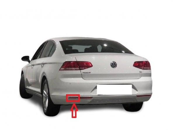 PASSAT 2015-2020 SOL DIŞ ARKA TAMPON REFLEKTÖRÜ