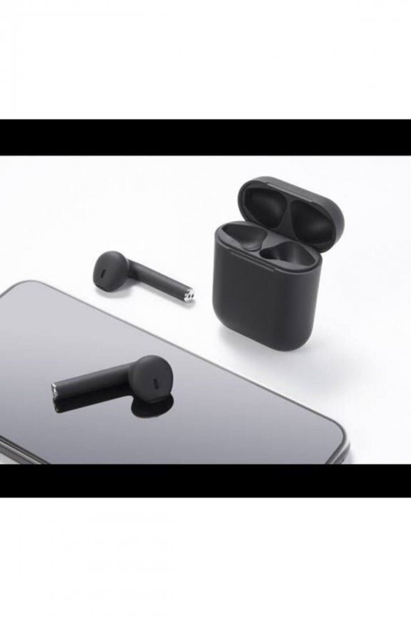 MAT SİYAH BLUETOOTH V5 İNPODS KULAKLIK - Resim 4