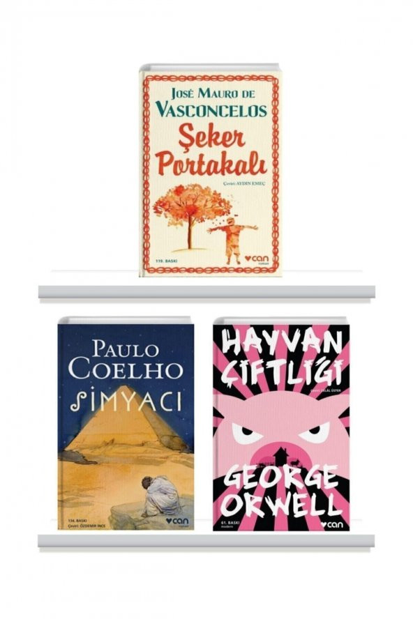 Şeker Portakalı Hayvan Çiftliği Simyacı 3 Kitap Takım