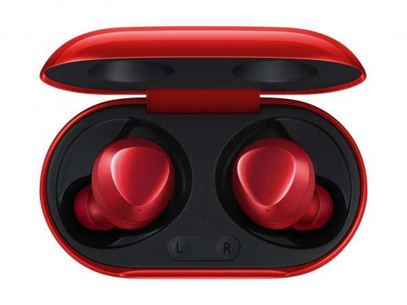 Samsung Uyumlu Galaxy Buds+ Kırmızı Bluetooth Kulaklık - Resim 2