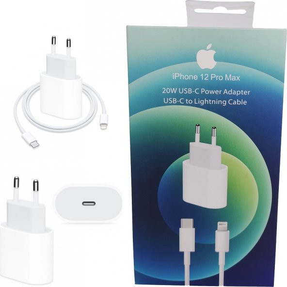 iPHONE Uyumlu 20W USB-C POWER ADAPTER USB-C TO LİGHTNİNG CABLE TO TYPC-E TO LİGHTNİNG 20WATT - 2