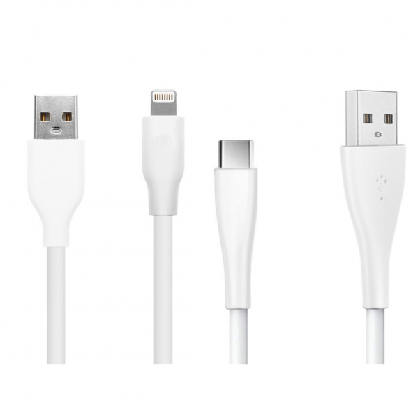 PL-S01 Data Cable Lightning Apple Uyumlu  Micro Şarj Kablosu - 2