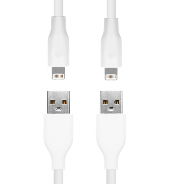 PL-S01 Data Cable Lightning Apple Uyumlu Şarj Kablosu 2 Li Set