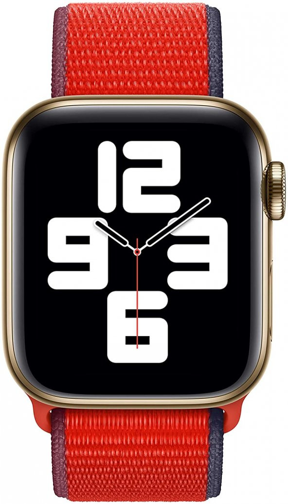 Watch Kırmızı Hasır Kordon 42-44 mm Akıllı Saat Kayışı - 2