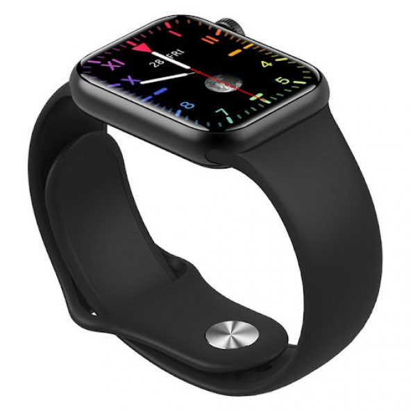 M26 Plus Smart Watch 6 Siyah Akıllı Saat Wireless Charging - 3