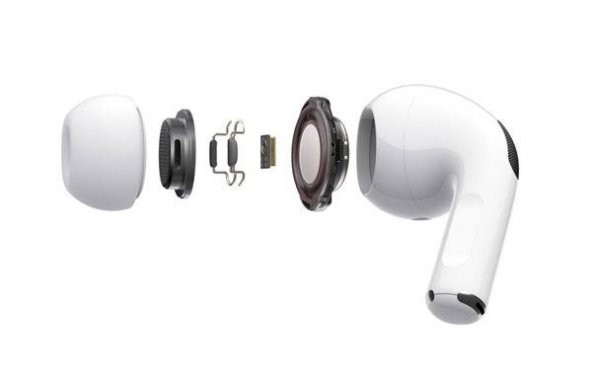 Airpods Pro Anc Özellikli Yedek Silikon Uçlu Kablosuz Bluetooth Kulaklık - 5
