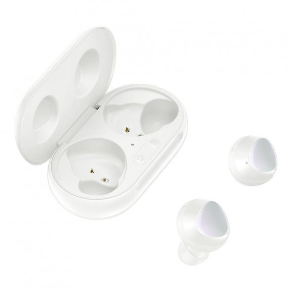 Samsung Uyumlu Galaxy Buds+ Beyaz Bluetooth Kulaklık - Resim 3