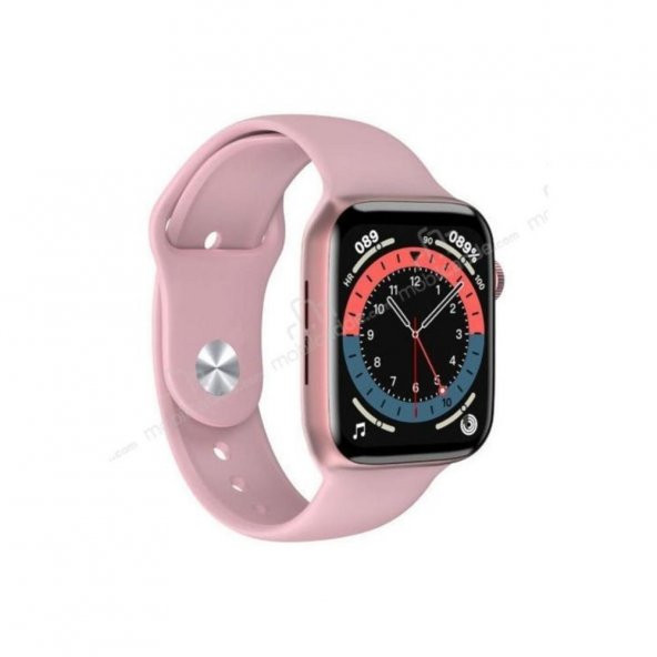 Pembe Akıllı Saat Pro 5 Beyaz Bluetooth Kulaklık - Resim 5