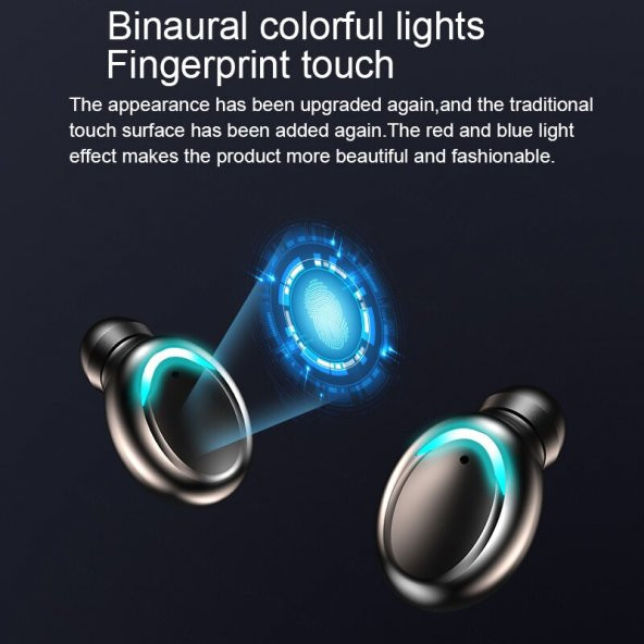 S9 TWS Bluetooth kulaklık V5.1 kablosuz kulaklıklar Gaming Oyuncu Stereo Kulaklık - 5