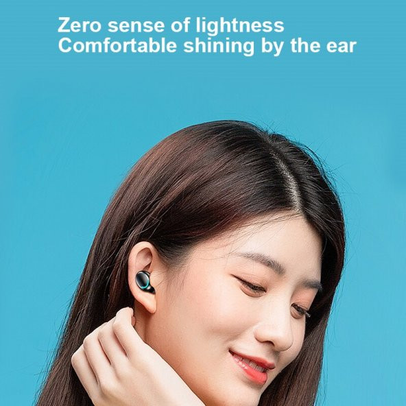 S9 TWS Bluetooth kulaklık V5.1 kablosuz kulaklıklar Gaming Oyuncu Stereo Kulaklık - 6