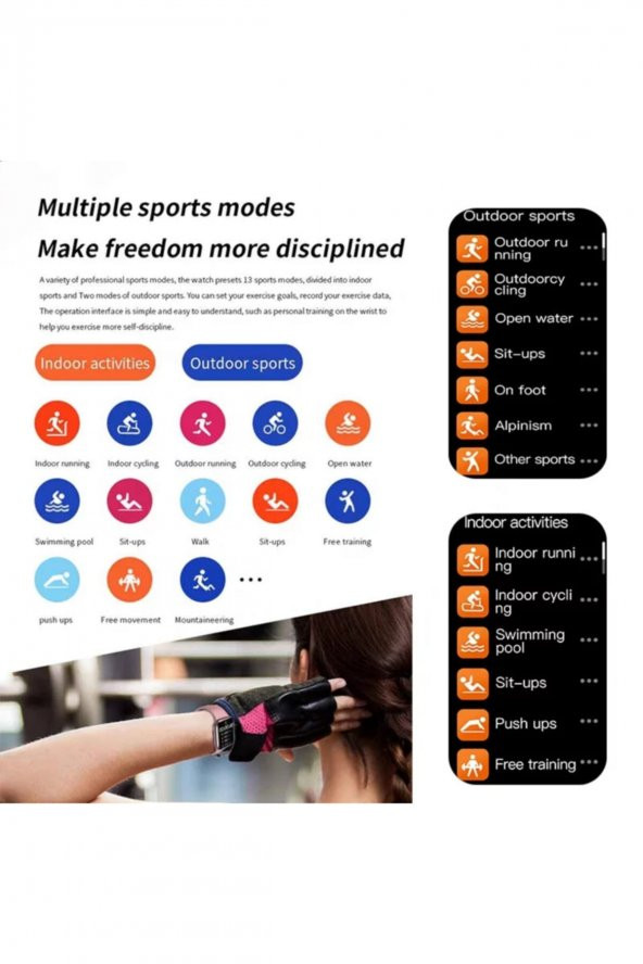 Smartwatch Kırmızı Akıllı Saat 2021 Son Sürüm Kasmayan Akıcı Arayüz Hw16 - Resim 5