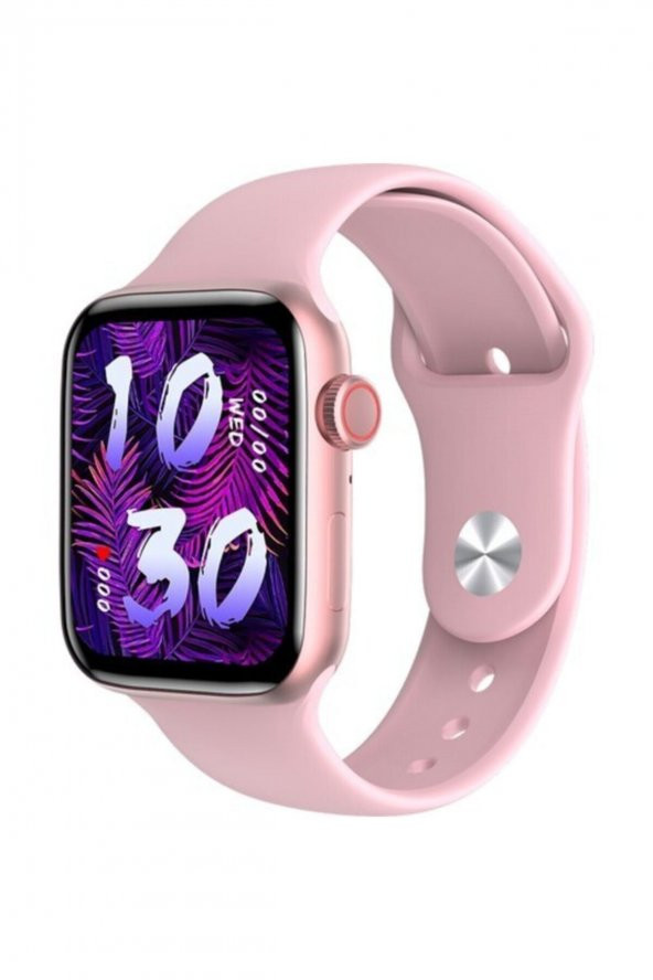 M36 Plus Pembe Çift Tuş Aktif Wireless Şarjlı Ekg Nabız Tansiyon Ölçer Suya Dayanıklı Ios android Uyumlu - Resim 2