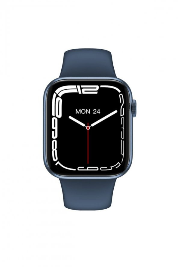 M36 Plus Mavi Çift Tuş Aktif Wireless Şarjlı Ekg Nabız Tansiyon Ölçer Suya Dayanıklı IoS android Uyumlu - Resim 2