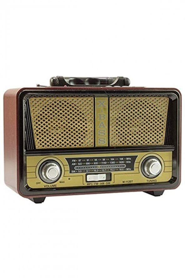 Meier M-112bt Açık Bej Renk Nostaljik Radyo - 4