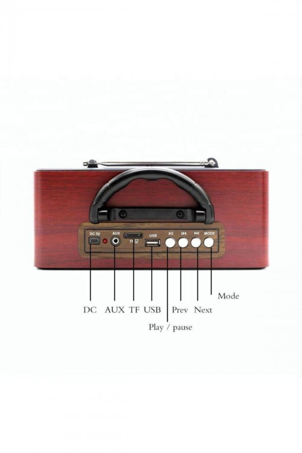 Meier M-112bt Açık Bej Renk Nostaljik Radyo - 5