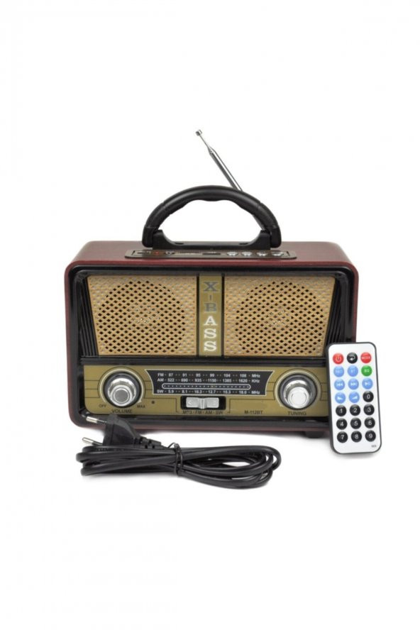 Meier M-112bt Açık Bej Renk Nostaljik Radyo - 2