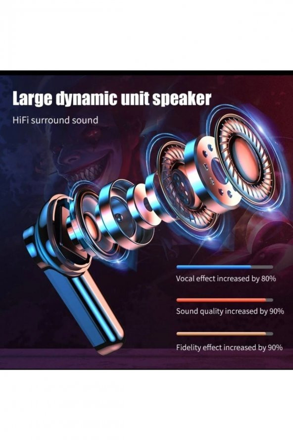 Watch M28 Oyuncu 9d Hifi Stereo Mini Kulaklık Gürültü Önleyici Bluetooth Kulaklık - 4