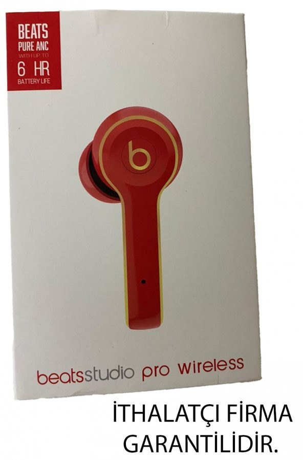 BeatsStudio Pro Wireless 6 Saat Dayanıklı Batarya B.T 5.0 Kırmızı - 3