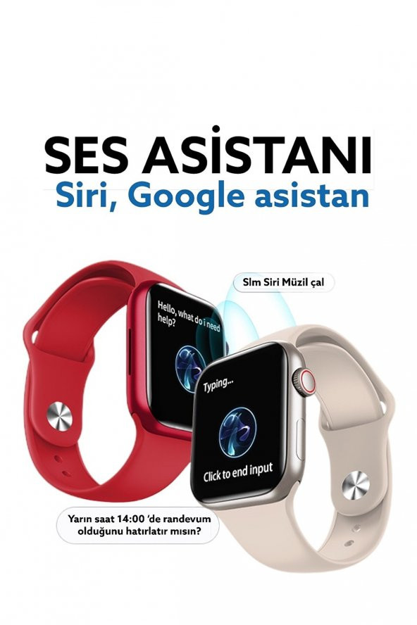 Watch 7 Dt300 Pro Akıllı Saat 2022 Wireless Şarj Nfc B.T 5.2 Pembe - Resim 5