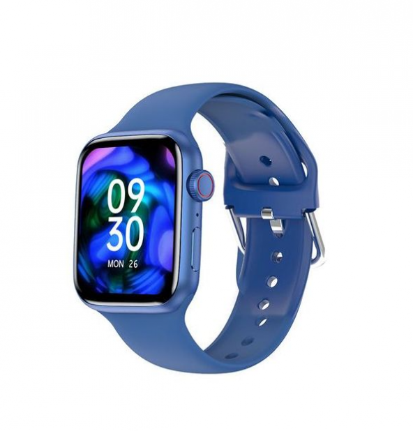 GW67 Plus Series 7 Çift Kordon Modern Titreşim Özelikli Akıllı Saat Pembe - Resim 5