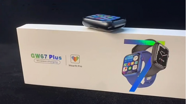 GW67 Plus Series 7 Çift Kordon Modern Titreşim Özelikli Akıllı Saat Mavi ürün görseli