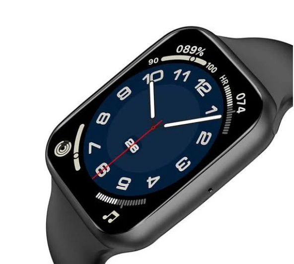 WS7 Pro Smartwatch Hızlı Kablosuz Şarj Özelliği Siyah Renk - Resim 3