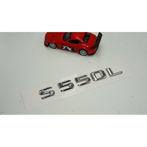 S550L Bagaj Krom Metal 3M 3D Yazı Logo - 2