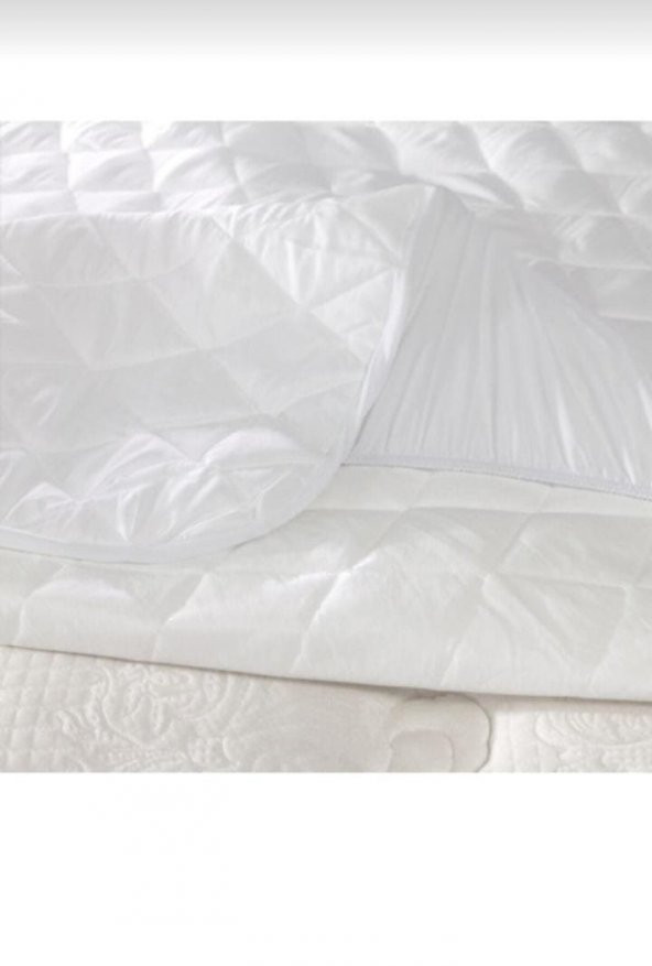 Çift Kişilik Kapıtoneli Fitted Yatak Koruyucu Sıvı Geçirmez Alez  Beyaz 100Pamuklu 160x200Cm Ebat - 6
