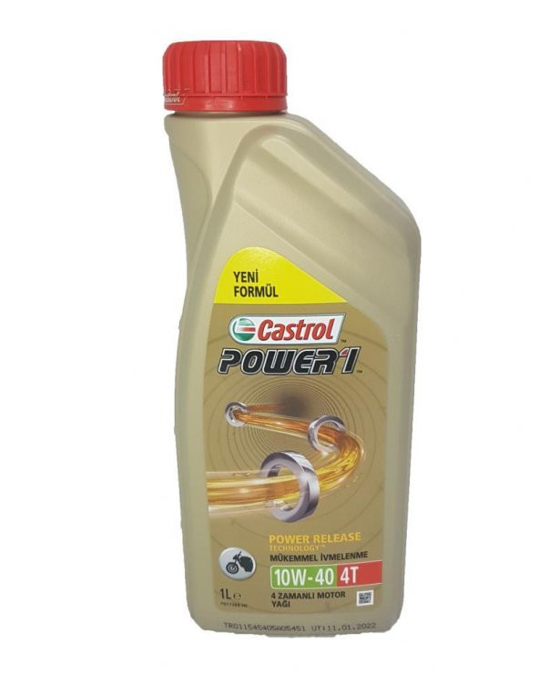 CASTROL 4T Power 1  10W/40 MOTOR YAĞI 1 LT