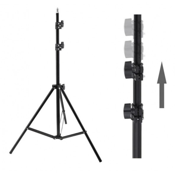 Ayex GSC-210 Işık Ayağı, 210cm, Flaş için Light Stand, - 3
