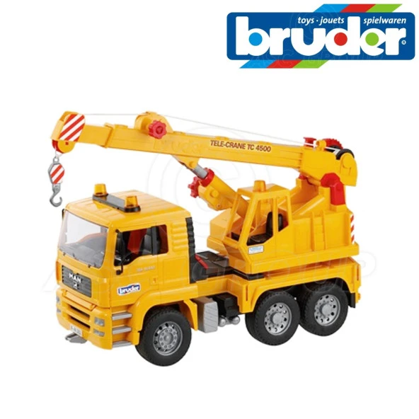 Bruder MAN Vinçli Kamyon Sarı 02754 - 3