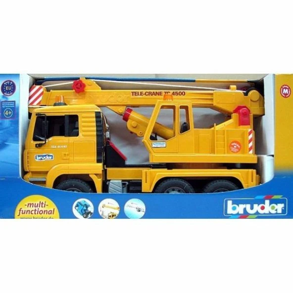 Bruder MAN Vinçli Kamyon Sarı 02754 - 5