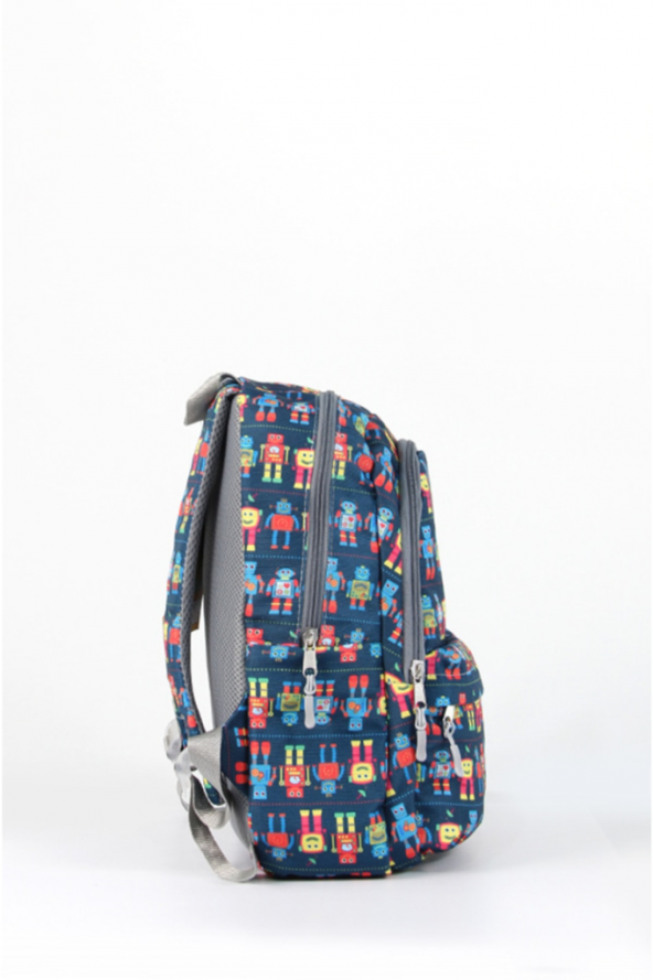 Cambridge Polo Club Üçlü Okul Çanta Seti PLCAN2079-345 Robot - 6