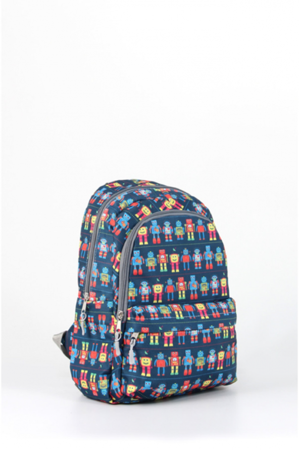 Cambridge Polo Club Üçlü Okul Çanta Seti PLCAN2079-345 Robot - 7