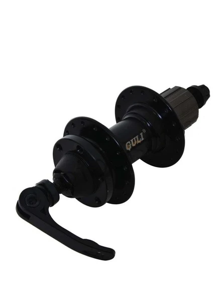 MTB ARKA HAZNE RULMANLI 32 DELİK ALÜMİNYUM B43 [SİYAH] [MANDALLI ürün görseli 1