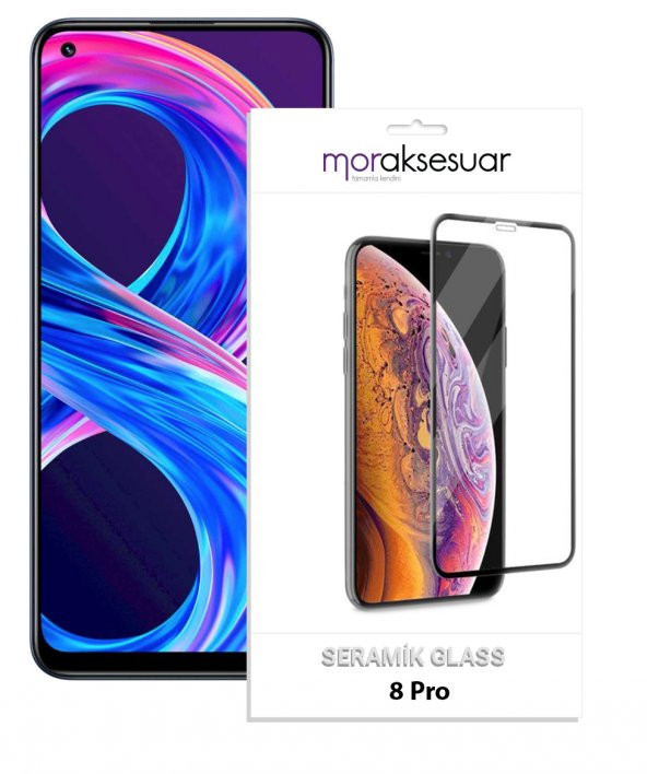 Realme 8 Pro Seramik Ekran Koruyucu Esnek Parlak Cam