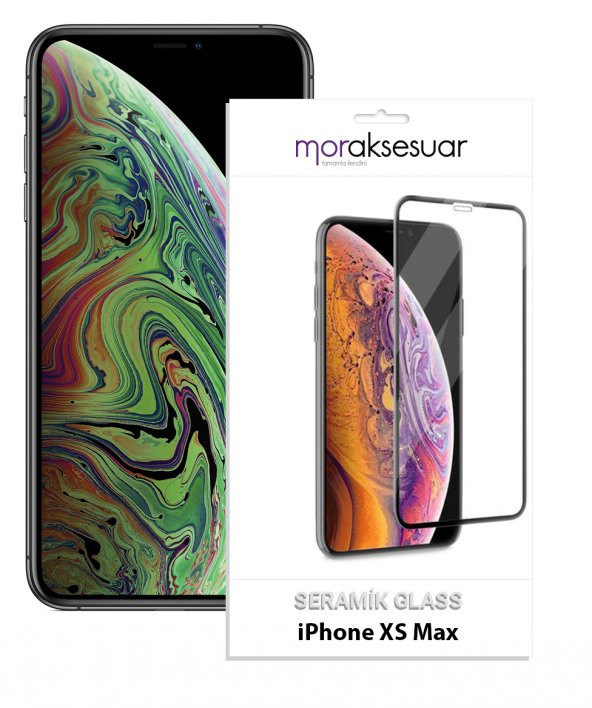 Apple iPhone XS Max Seramik Ekran Koruyucu Esnek Parlak Cam