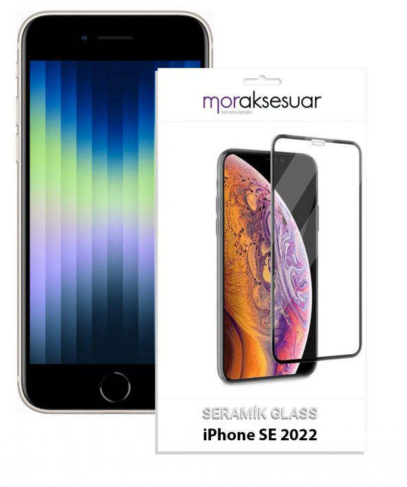 Apple iPhone SE 2022 Seramik Ekran Koruyucu Esnek Parlak Cam