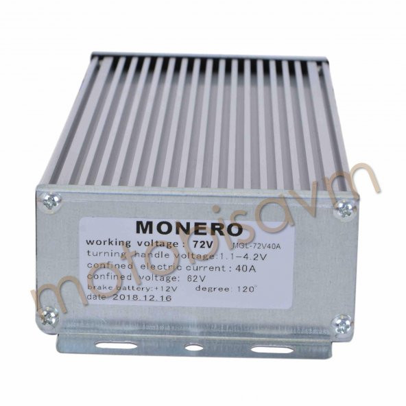 HIZ KONTROL CİHAZI [CDI] [3 TEKERLEKLİ - YUKI ILGAZ UYUMLU] KASALI MODEL DC72V - 4