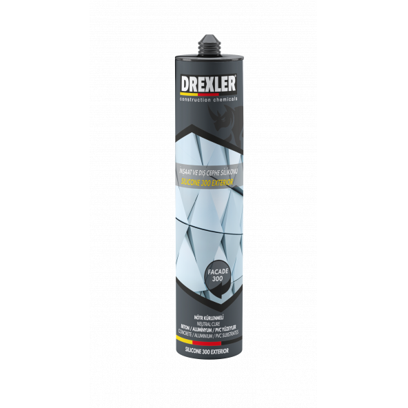 Nötr İnşaat ve Dış Cephe Silikonu 300 ml Gri (30 adet) - 1
