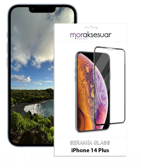 Apple iPhone 14 Plus Seramik Ekran Koruyucu Esnek Parlak Cam